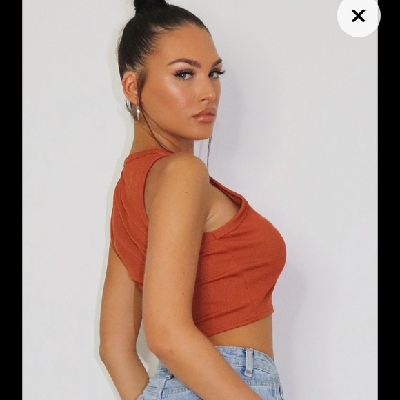 Rust Rib racer neck vest NWT - Picture 2 of 8